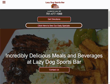 Tablet Screenshot of lazydogoflynn.com